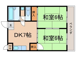 シャトレ緑ｹ丘の物件間取画像